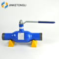 High quality gas heat water used fully welded floating globe ball valve